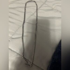 Cuban Link Chain - Silver with box